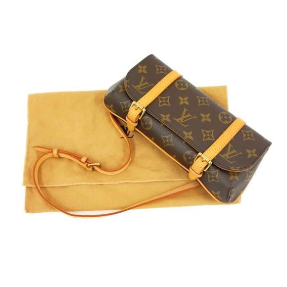 Louis Vuitton Pochette Marrell Waist Bag Pouch Brown Monogram - Picture 9 of 9